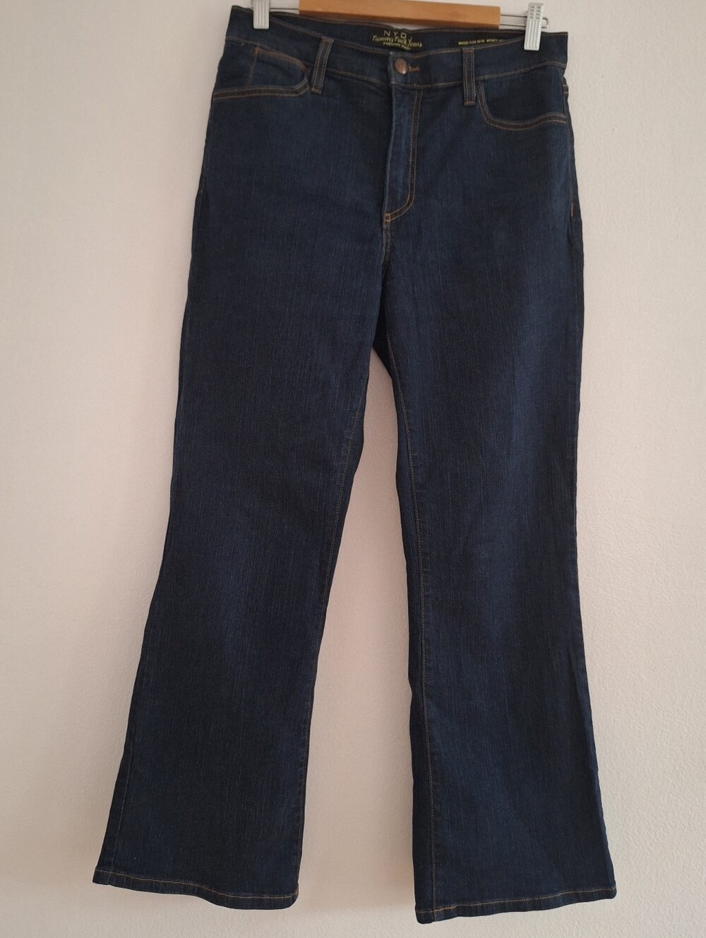 NWOT NYDJ Dark Indigo Flare Wide-Leg Jeans